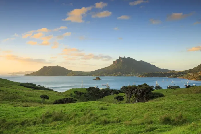 Framed Print : Mt. Manaia, Whangarei Heads, Whangarei, Northland, North Island, New Zealand, Australasia