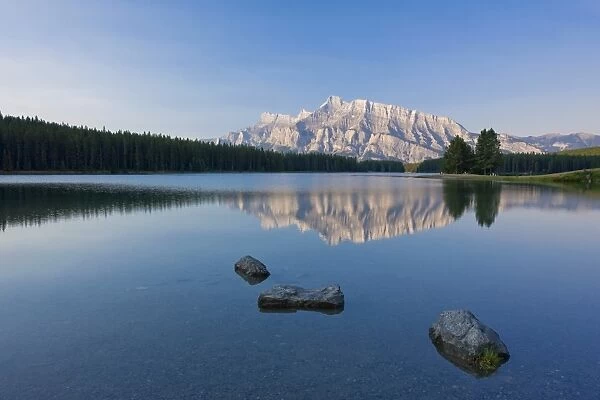 Mt. Rundle and Two Jack Lake