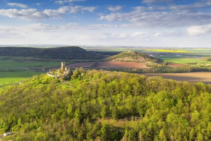 Framed Print : Muhlburg and Drei Gleichen Castle, Thuringian Burgenland, castle circular hike Drei Gleichen. Wandersleben, Ilm-Kreis, Thuringia, Germany Framed Print : Muhlburg and Drei Gleichen Castle, Thuringian Burgenland, castle circular hike Drei Gleichen. Wandersleben, Ilm-Kreis, Thuringia, Germany