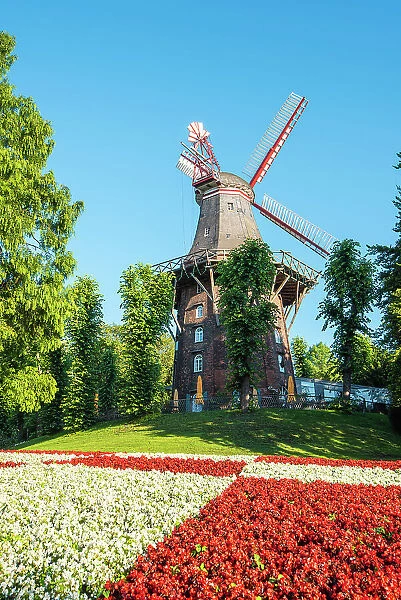 Muhle am Wall windmill, Bremen City, Bremen, Germany