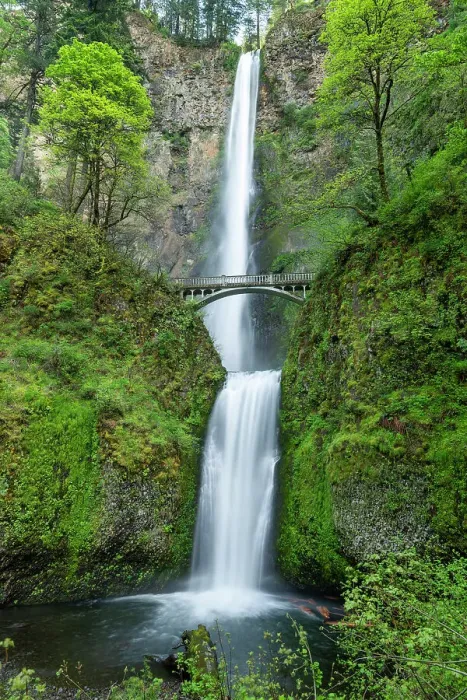 Framed Print : Multnomah Falls, Columbia River Gorge, Oregon, USA Framed Print : Multnomah Falls, Columbia River Gorge, Oregon, USA