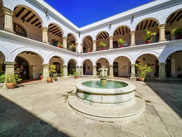 Framed Print : Municipal Palace, former cloister of Our Lady of Solitude Convent, Oaxaca de Juarez, Oaxaca State, Mexico