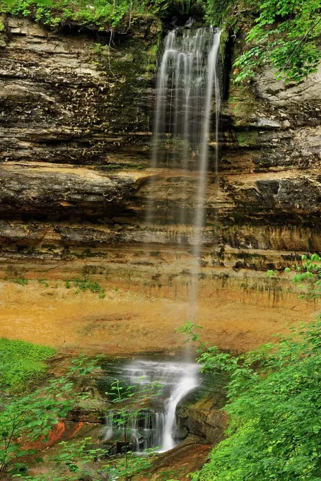 Framed Print : Munising falls, Munising, Michigan, USA Framed Print : Munising falls, Munising, Michigan, USA