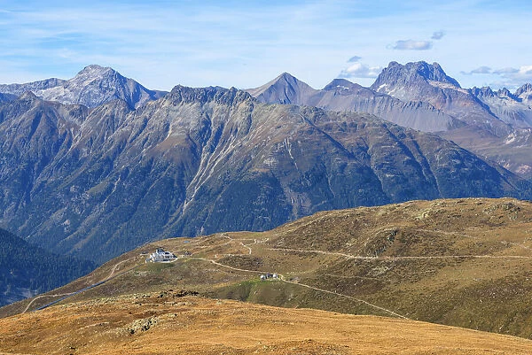 Muottas Muragl, Languard Alp, Pontresina, Upper Engadin, Grisons (Graubunden), Switzerland