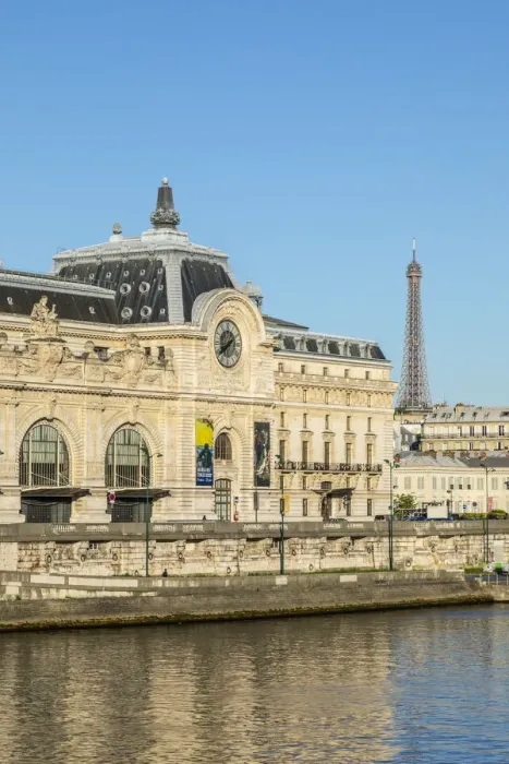 Framed Print : Musee D Orsay & Eiffel Tower, Paris, France Framed Print : Musee D Orsay & Eiffel Tower, Paris, France