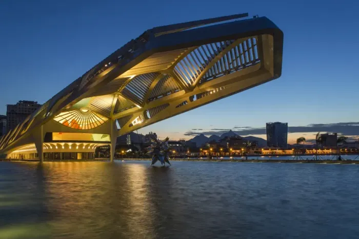 Framed Print : The Museu do Amanha (Museum of Tomorrow) by Santiago Calatrava opened December 2015 Framed Print : The Museu do Amanha (Museum of Tomorrow) by Santiago Calatrava opened December 2015