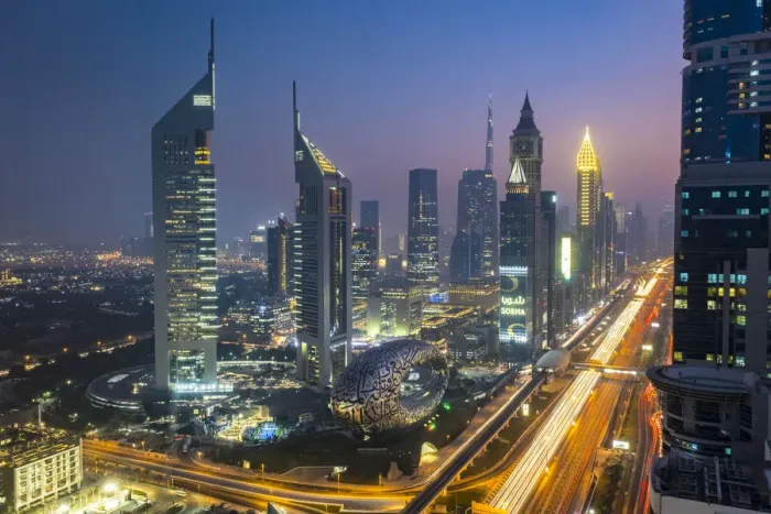 Framed Print : Museum Of The Future, Emirates Towers & Sheikh Zayad Road, Dubai Framed Print : Museum Of The Future, Emirates Towers & Sheikh Zayad Road, Dubai