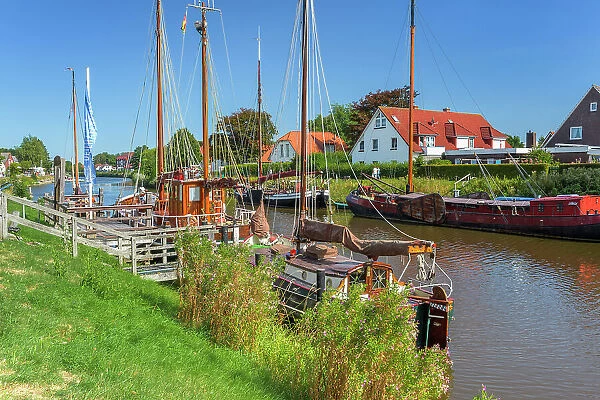 Museum Harbor Carolinensiel, East Friesland, Lower Saxony, Germany, Europe