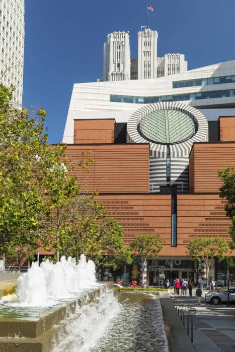 Framed Print : Museum of Modern Art, architect Mario Botta, San Francisco, California, USA
