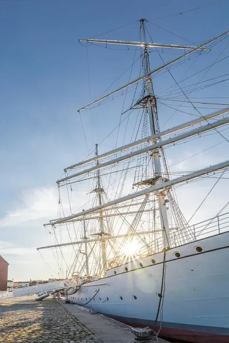 Framed Print : Museum ship Gorch Fock in the port of Stralsund, Mecklenburg-West Pomerania, Northern Germany, Germany Framed Print : Museum ship Gorch Fock in the port of Stralsund, Mecklenburg-West Pomerania, Northern Germany, Germany