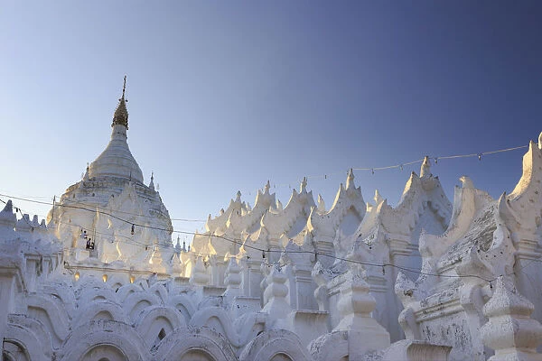 Myanmar (Burma), Mandalay, Mingun, Hsinbyume Paya Buddhist Stupa