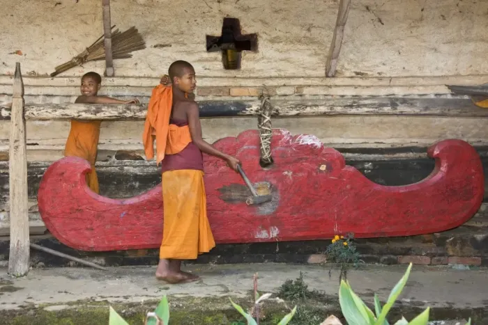 Framed Print : Myanmar, Burma, Wan-seeing Framed Print : Myanmar, Burma, Wan-seeing