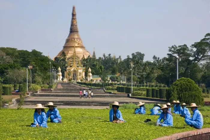 Framed Print : Myanmar, Burma, Yangon