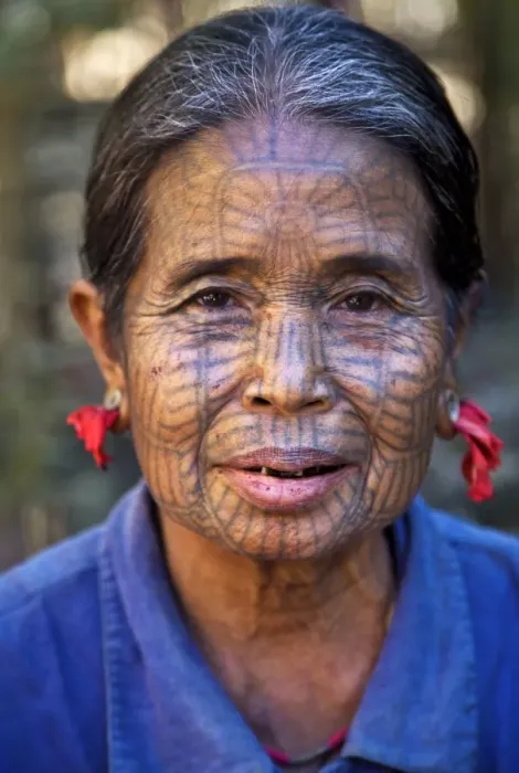 Framed Print : Myanmar, Chin State, Kyi Chaung Village