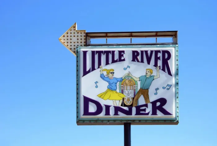 Framed Print : Myrtle Beach, Little River, Diner, South Carolina Framed Print : Myrtle Beach, Little River, Diner, South Carolina