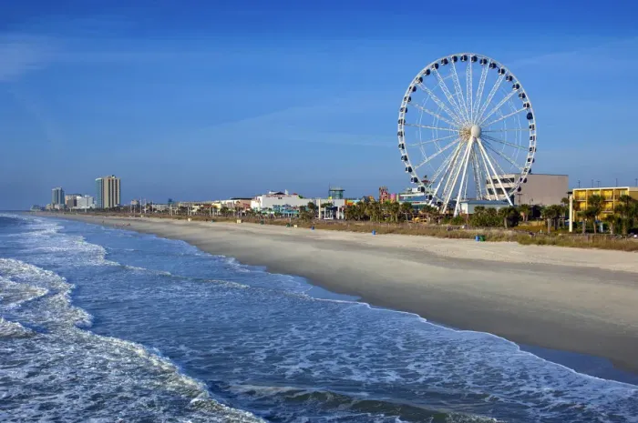 Framed Print : Myrtle Beach, Sky Wheel, Grand Strand, South Carolina Framed Print : Myrtle Beach, Sky Wheel, Grand Strand, South Carolina