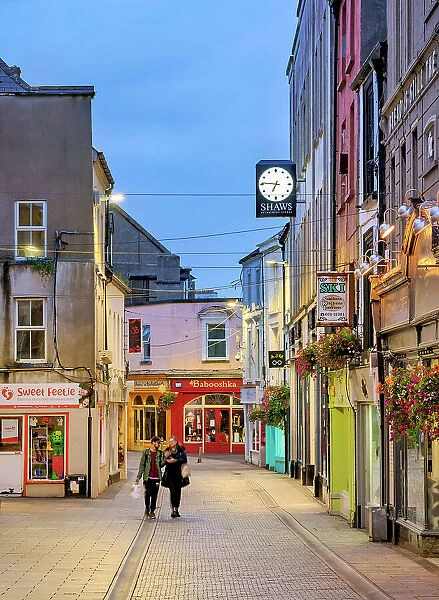 N Main Street at dusk, Wexford, County Wexford, Ireland