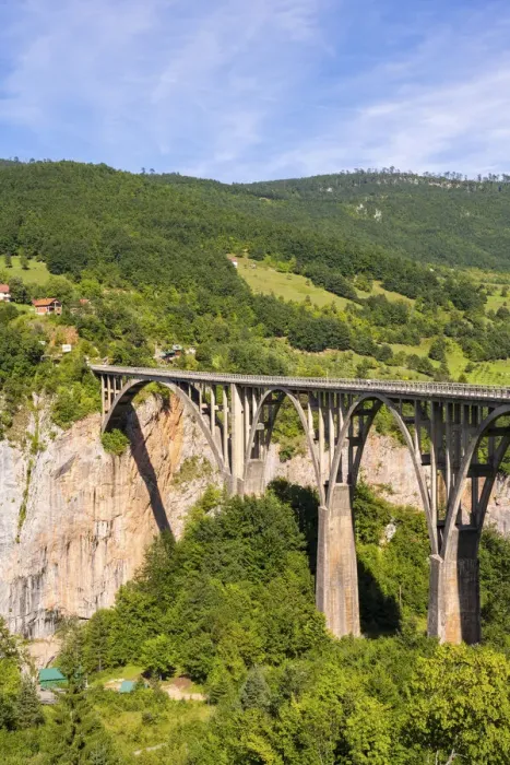 Framed Print : Most na Đur'evića Tari Bridge, Zabljak, Durmitor National Park, Montenegro