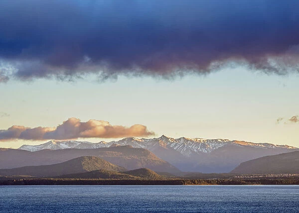 Nahuel Huapi Lake at sunrise, San Carlos de Bariloche, Nahuel Huapi National Park
