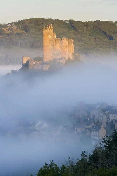 Najac village & casle, Aveyron, Midi-Pyrenees, France