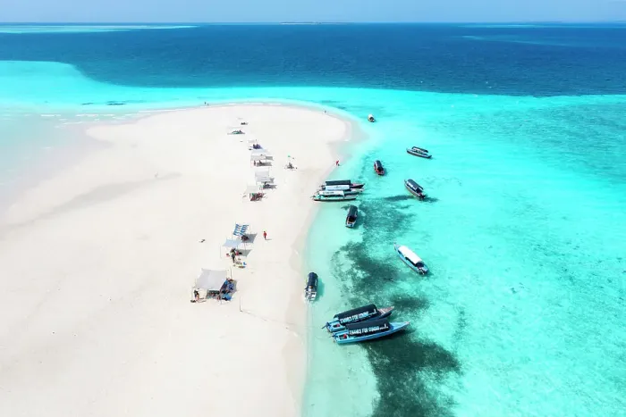 Framed Print : Nakupenda sandbank from above, Zanzibar, Tanzania, Africa Framed Print : Nakupenda sandbank from above, Zanzibar, Tanzania, Africa