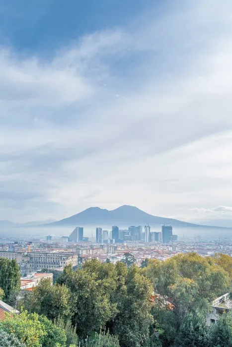 Framed Print : Naples cityscape with Mount Vesuvius in background, showcasing Italian beauty. Capodimonte Framed Print : Naples cityscape with Mount Vesuvius in background, showcasing Italian beauty. Capodimonte