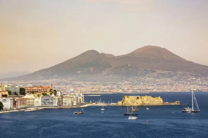 Framed Print : Naples, Italy. View of the city from Posillipo Framed Print : Naples, Italy. View of the city from Posillipo