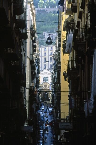 Narrow streets of Naples