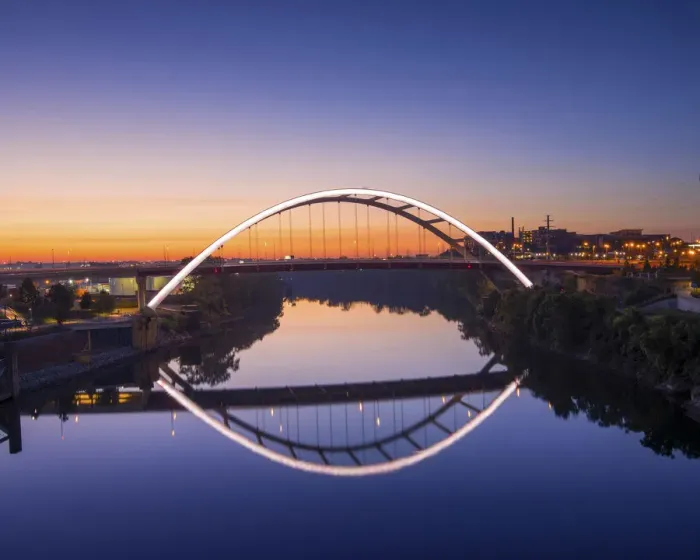 Framed Print : Nashville, Tennessee, Korean War Memorial Bridge, Gateway Bridge, Connects Downtown Framed Print : Nashville, Tennessee, Korean War Memorial Bridge, Gateway Bridge, Connects Downtown