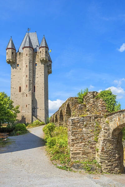 Nassau castle, Nassau, Lahn valley, Rhineland-Palatinate, Germany