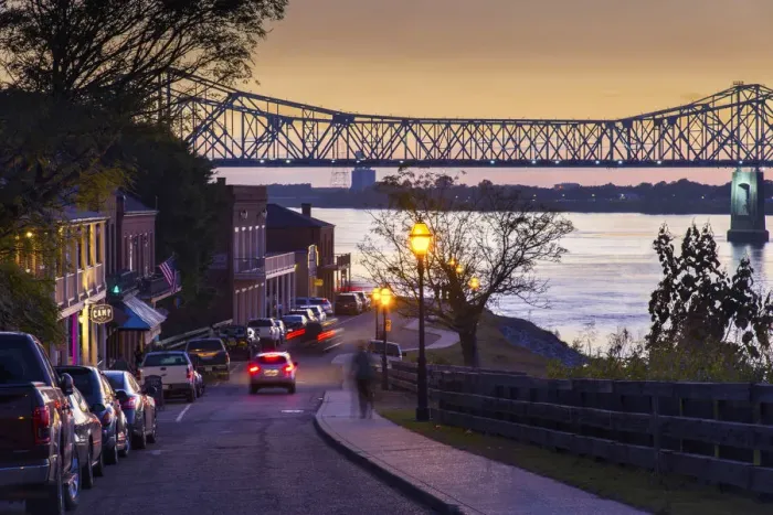 Framed Print : Natchez, Mississippi, Historic Under The Hill District, Natchez-Vidalia Bridge Framed Print : Natchez, Mississippi, Historic Under The Hill District, Natchez-Vidalia Bridge
