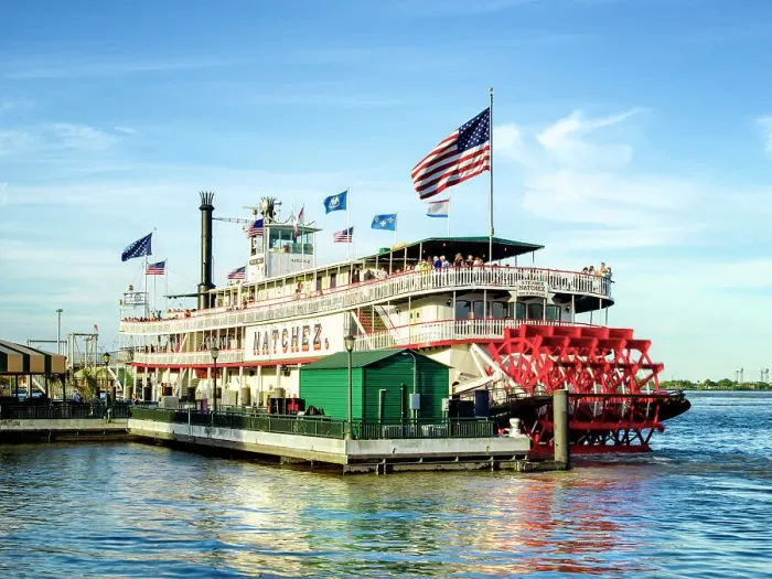 Framed Print : Natchez Steamboat at the Mississippi River and Boardwalk, New Orleans, Louisiana, USA Framed Print : Natchez Steamboat at the Mississippi River and Boardwalk, New Orleans, Louisiana, USA