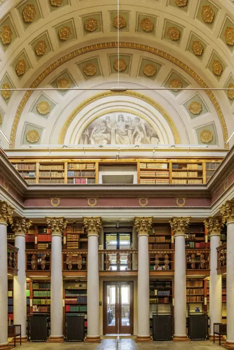 Framed Print : The National Library of Finland, interior, Helsinki, Uusimaa County, Finland Framed Print : The National Library of Finland, interior, Helsinki, Uusimaa County, Finland