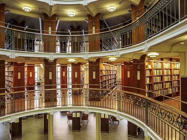 The National Library of Finland, interior, Helsinki, Uusimaa County, Finland