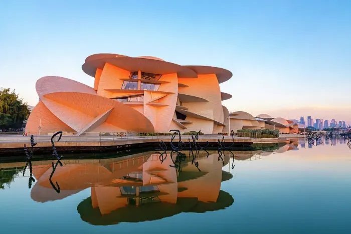 Framed Print : National Museum of Qatar, Doha, Qatar, West Asia Framed Print : National Museum of Qatar, Doha, Qatar, West Asia