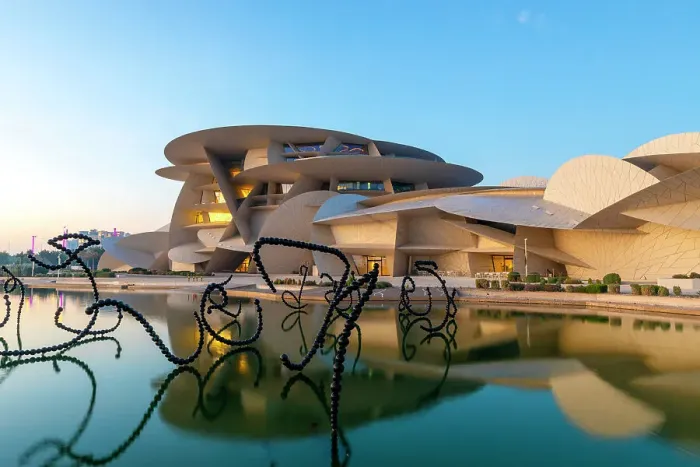 Framed Print : National Museum of Qatar, Doha, Qatar, West Asia Framed Print : National Museum of Qatar, Doha, Qatar, West Asia