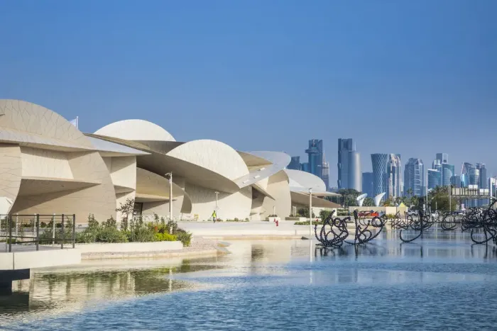 Framed Print : National Museum of Qatar by Jean Nouvel, Doha, Qatar Framed Print : National Museum of Qatar by Jean Nouvel, Doha, Qatar