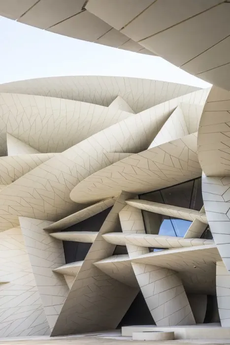 Framed Print : National Museum of Qatar by Jean Nouvel, Doha, Qatar