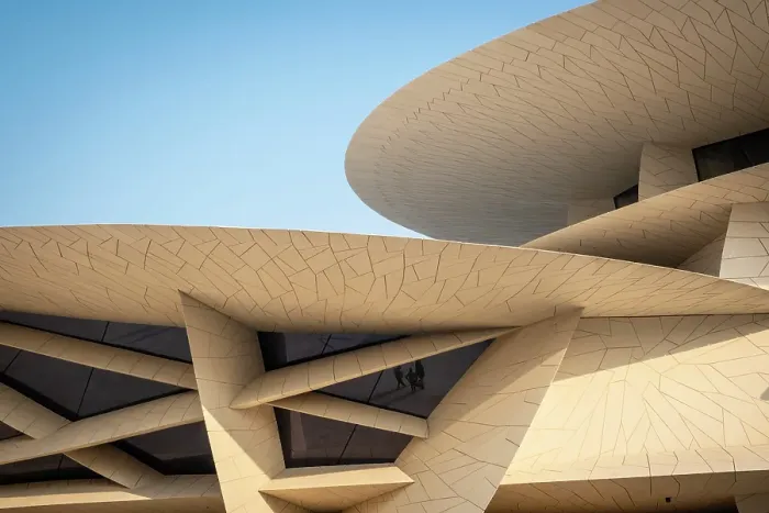 Framed Print : National Museum of Qatar by Jean Nouvel, Doha, Qatar Framed Print : National Museum of Qatar by Jean Nouvel, Doha, Qatar