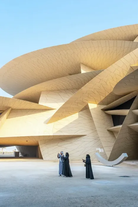 Framed Print : National Museum of Qatar by Jean Nouvel, Doha, Qatar Framed Print : National Museum of Qatar by Jean Nouvel, Doha, Qatar