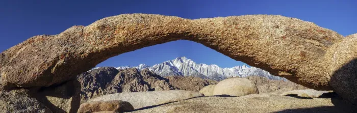 Framed Print : Natural Arch, Alabama Hills, Lone Pine, California, USA Framed Print : Natural Arch, Alabama Hills, Lone Pine, California, USA