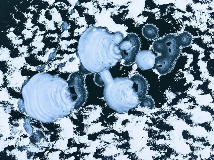 Framed Print : Natural circular patterns in a snowy lake ice, overhead view, Montespluga, Madesimo, Valle Spluga, Valtellina, Lombardy, Italy Framed Print : Natural circular patterns in a snowy lake ice, overhead view, Montespluga, Madesimo, Valle Spluga, Valtellina, Lombardy, Italy