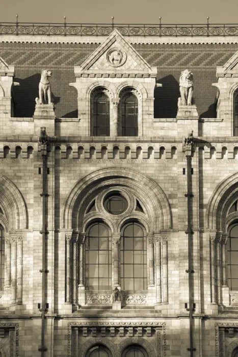 Framed Print : Natural History Museum, Exhibition Road, South Kensington, London, England