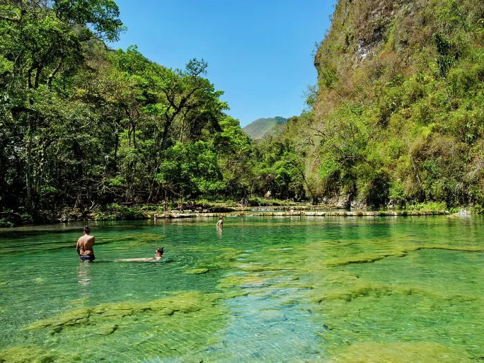 Framed Print : Natural Pools at Cahabon River, Semuc Champey Natural Monument, Lanquin, Alta Verapaz Department, Guatemala Framed Print : Natural Pools at Cahabon River, Semuc Champey Natural Monument, Lanquin, Alta Verapaz Department, Guatemala