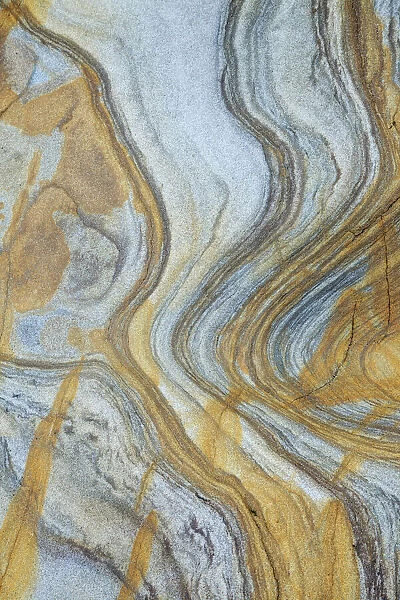 Natural Rock Pattern, Northumberland Coast, England