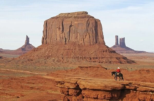Navajo Indian, Monument Valley, Navajo Tribal Lands, Utah, USA