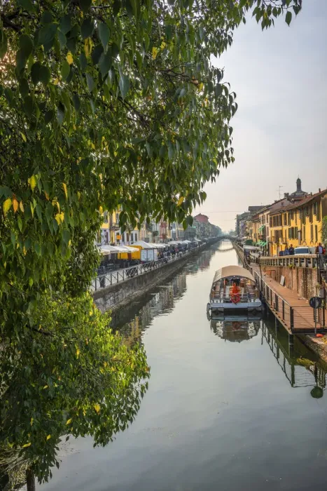 Framed Print : Naviglio Grande, Milan, Lombardy, Italy Framed Print : Naviglio Grande, Milan, Lombardy, Italy
