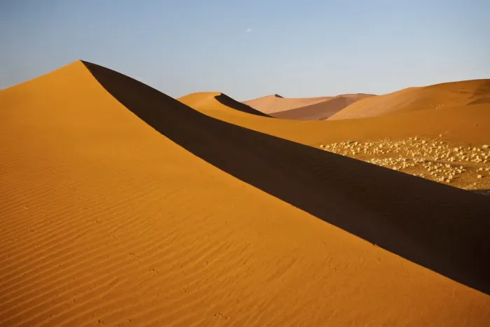 Framed Print : Because it is near the road, the dune 45 is often photographed, particularly early Framed Print : Because it is near the road, the dune 45 is often photographed, particularly early