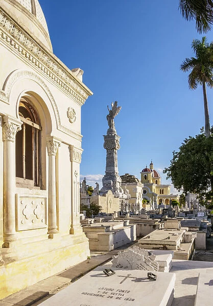 Necropolis Cristobal Colon, Vedado, Havana, La Habana Province, Cuba