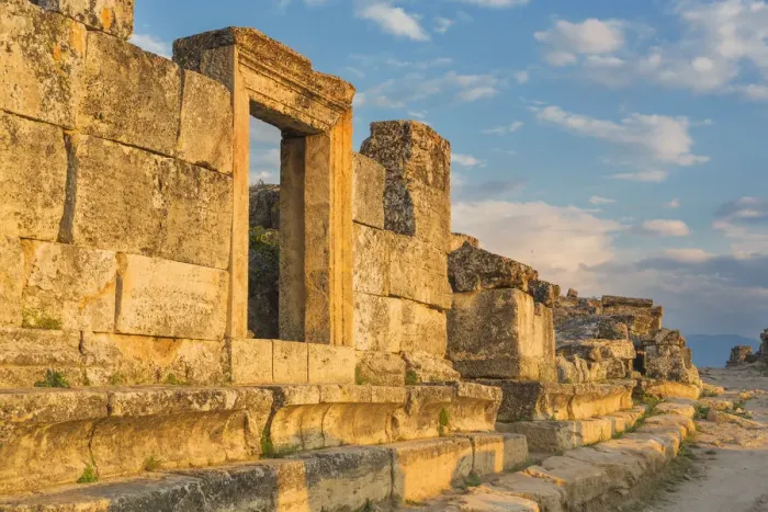 Framed Print : Necropolis, ruins of ancient Hierapolis, Pamukkale, Denizli Province, Turkey Framed Print : Necropolis, ruins of ancient Hierapolis, Pamukkale, Denizli Province, Turkey